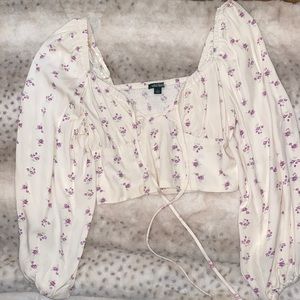 Wild Fable Floral Print Crop Top